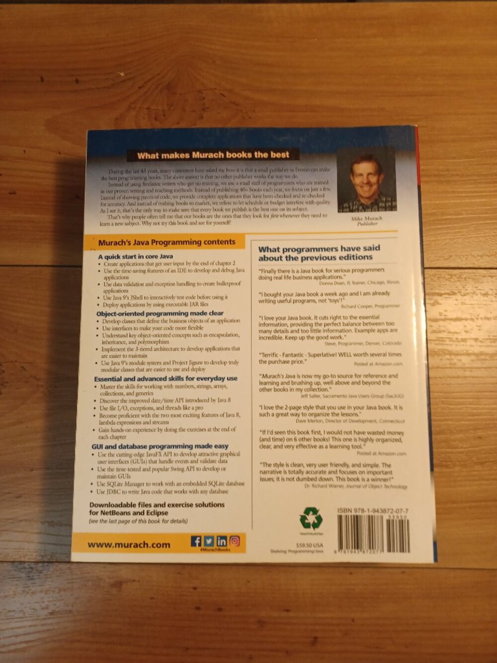 Murch's Java Programming 5th Edition Book - Picture 8 of 8